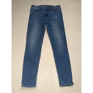 American Eagle next level stretch women’s hi rise blue jeans  jegging